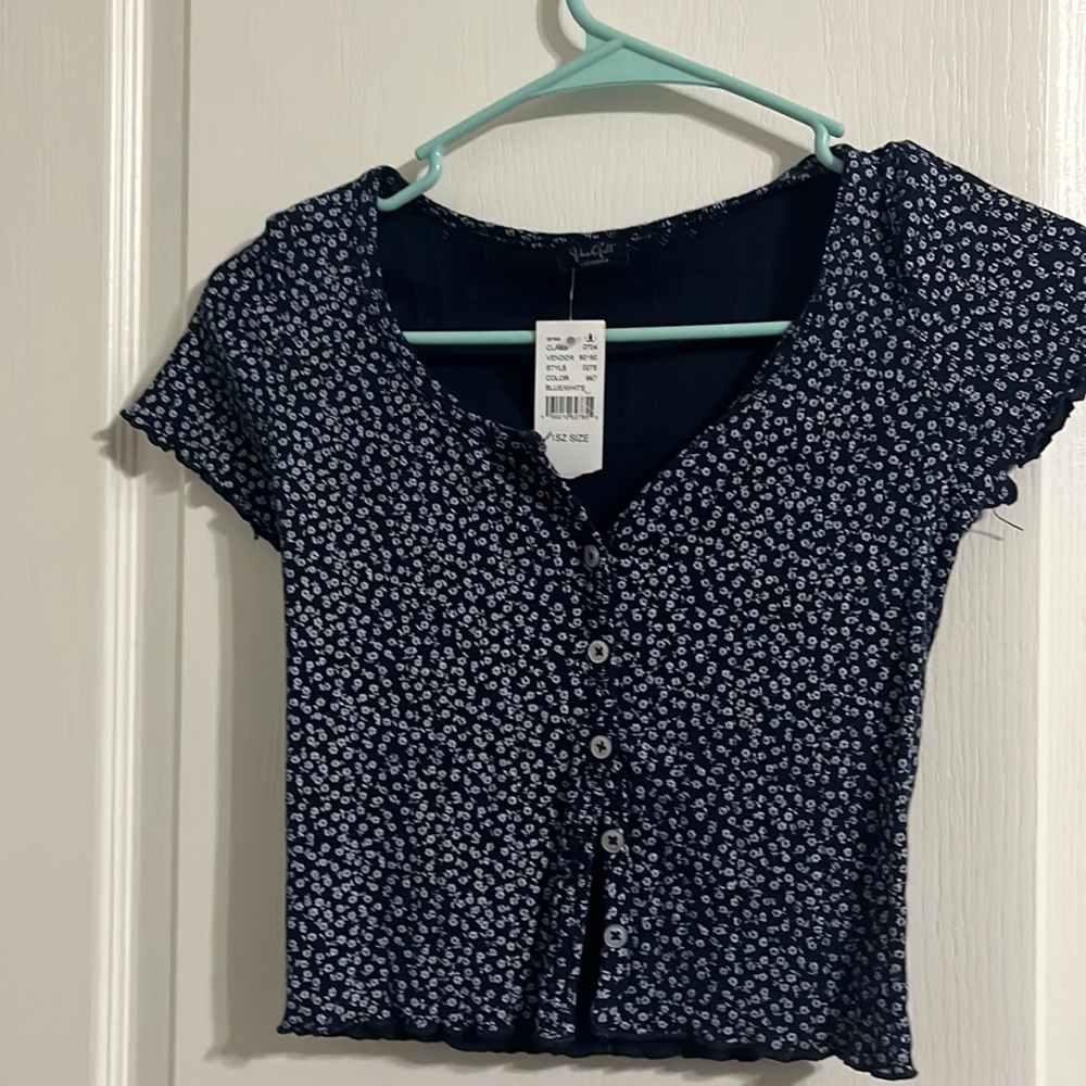 Brand New floral cropped top